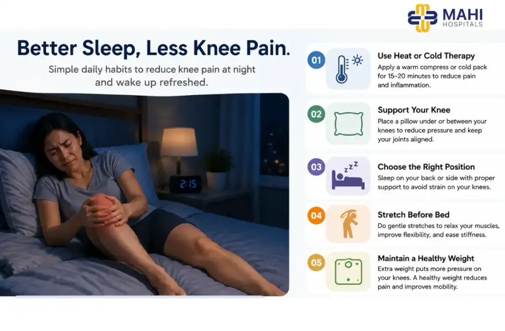 knee pain at night